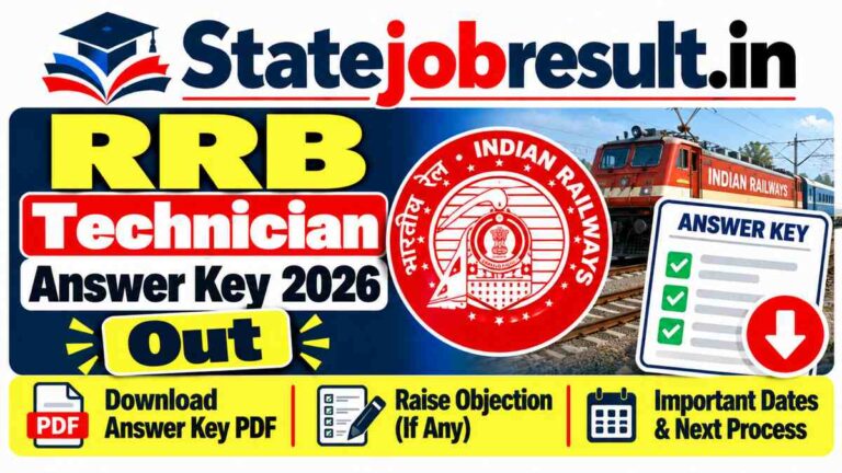 RRB Technician Answer Key 2026 Out, Download CEN 02/2026 Response Sheet (Grade III, I) @rrb.digialm.com